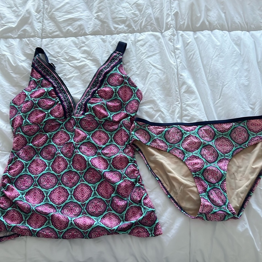 Cabana Life Patterned Tankini Set